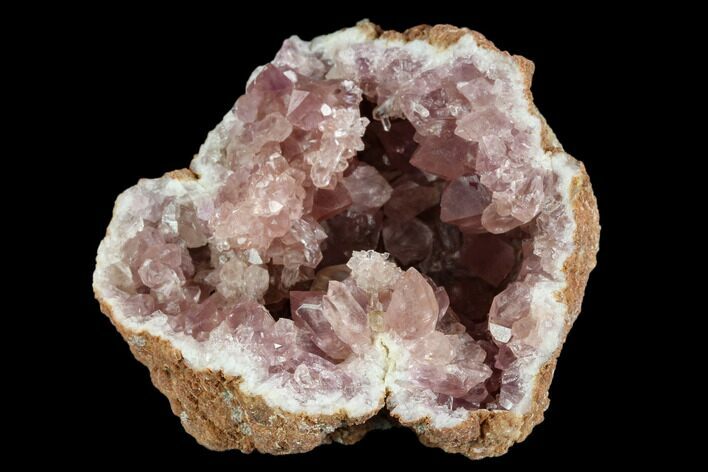 Pink Amethyst Geode Section - Argentina #124171